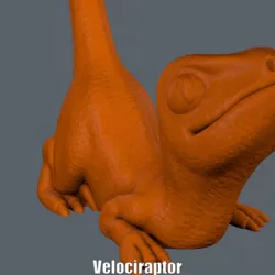 Velociraptor (Easy print no support)