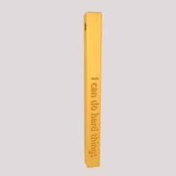 Vertical Bar Customized Pendant "I Can Do Hard Things" 3D Model STL