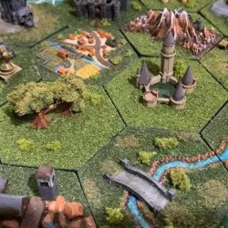 Wargaming Hex Tiles / Mighty Empires - Elf / Elven
