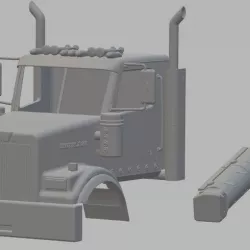 Western Star 4900SF Printable Cabin Truck