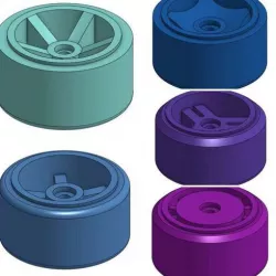 Wheels for 1:64 Hotwheels and Diecast - Medium