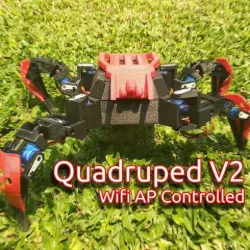 WIFI Quadruped V2 Crawling Robot