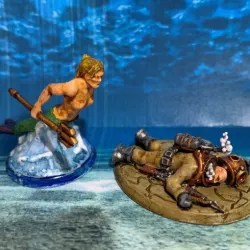 28mm Mermaid Miniature