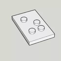 3D Print Braille (US Standard)