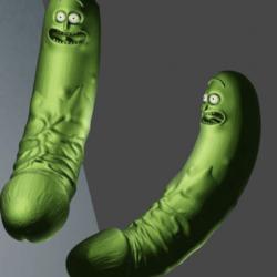pickle sex toy OxBalls Finger Fuck Textured Gloves