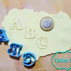 ABC cooper 2cm cookie cutter