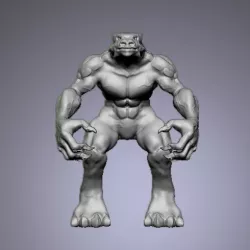 ankylosaur lizard man