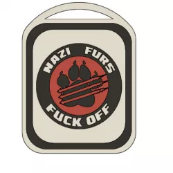 Anti NaziFur Furry Convention Badge