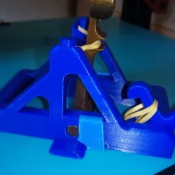 Anti-return clip for catapult