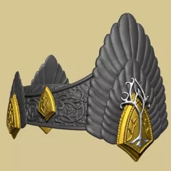 Aragorn's Crown, Lord of the Rings, Return of the King, 3D Printable .STL File