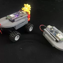 Arduino nano 33 ble  propeller Car