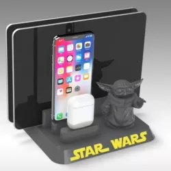 Baby Yoda Iphone Tablet Docking Station