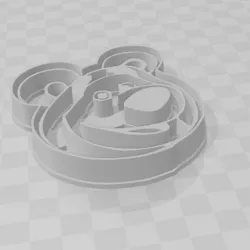 Bear from Masha and The Bear Cookie Cutter