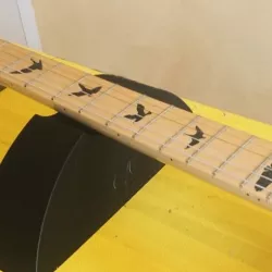 Birds" type guitar neck inlays