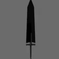 Black Clover Danma no Tsurugi Bastard Sword