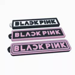 Black pink Key chain keychain