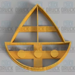 Boat - Boat Cookie Cutter