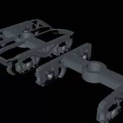 Bogies y25 and y27 cast bogies with n scale