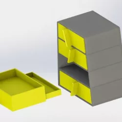 Cabinet with secret drawer compartment