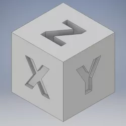 Calibration Cube XYZ Printer Calibration Cube