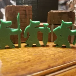 Canid Soldiers (Meeples)
