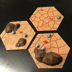 Catan Brick Tiles - Single Nozzle, Multi-color Layers