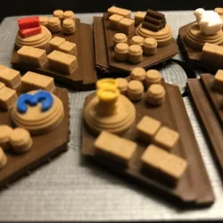 Catan Harbor Pieces - Single Nozzle, Multi-color Layers