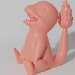 Charmander sitting (Part of the charpack, and evopack, read description)