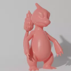 CHARMELEON STANDING (PART OF THE CHARMELEONPACK, AND CHAREVOPACK, READ DESCRIPTION)