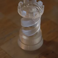 Chess game tower