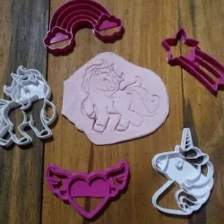 cookie cutter unicorn cortantes unicornios