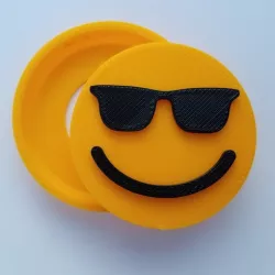 Cool Emoji Snap Badge