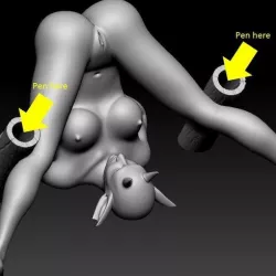 Cool Pen Holder(Nude Female version)