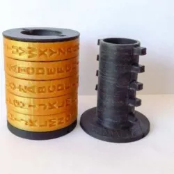 Cryptex with customizable code