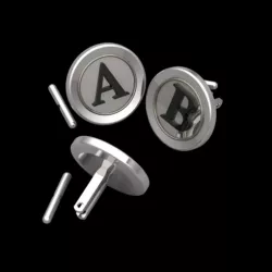 Cufflinks All Letters Alphabets