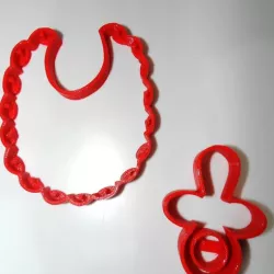 Cutter cut cookie Baby Shower