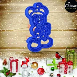 CUTTER OF COOKIES MERRY CHRISTMAS