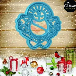 CUTTER OF COOKIES MERRY CHRISTMAS