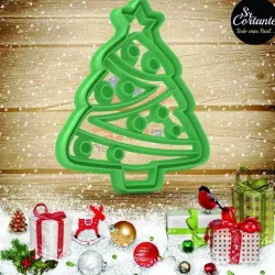 CUTTER OF COOKIES MERRY CHRISTMAS