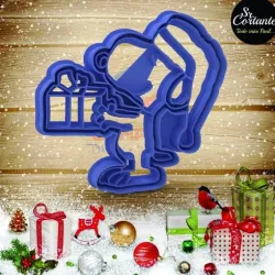 CUTTER OF COOKIES MERRY CHRISTMAS