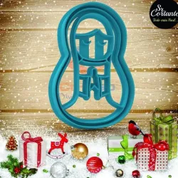 CUTTER OF COOKIES MERRY CHRISTMAS