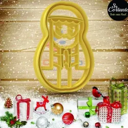 CUTTER OF COOKIES MERRY CHRISTMAS
