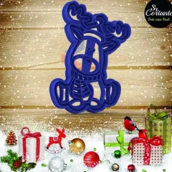 CUTTER OF COOKIES MERRY CHRISTMAS