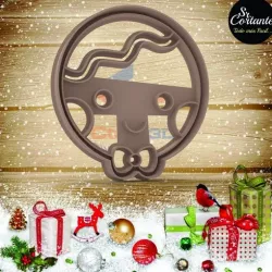 CUTTER OF COOKIES MERRY CHRISTMAS