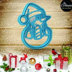 CUTTER OF COOKIES MERRY CHRISTMAS
