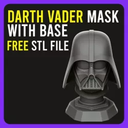 ▷ Darth Vader Mask with Base