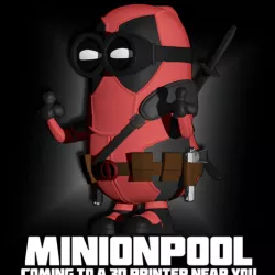 Deadpool Minion Mini Figure Printable File .STL