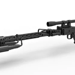 Death Trooper Blaster Rifle DLT-19D from Star Wars