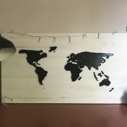 Deco world map