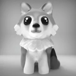Decoration Material - Loup Chibi